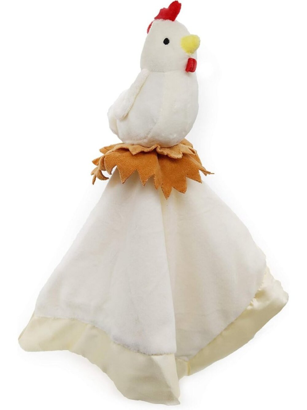 Cute Chicken Baby Lovey Blanket | Large 20"x20" Security Blanket for Toddlers